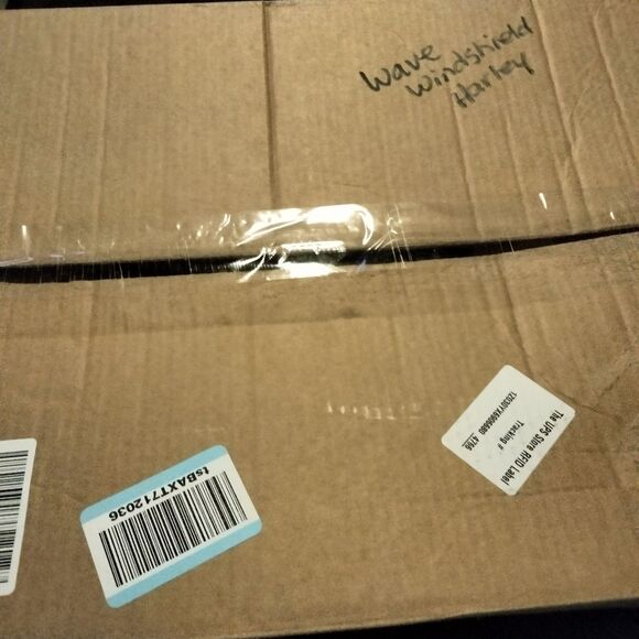 11.5" Wave Windshield Windscreen Wind Splitter Compatible for Harley CVO Black - Picture 11 of 11